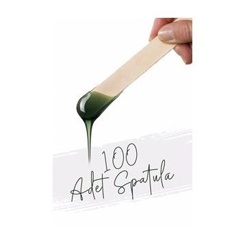 İnci Ağda 100 Adet Ahşap Spatula