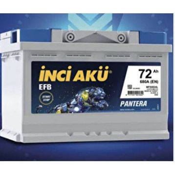 İnci EFB 12 V 75 Ah Start Stop Akü
