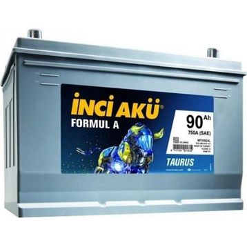 İnci Formül A Taurus 12 V 90 Ah Asia 750 cca Akü