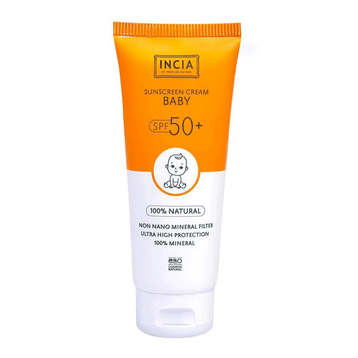 Incia 100 ml Sunscreen Face and Body Baby Cream Spf 50 Çocuklar için Güneş Kremi
