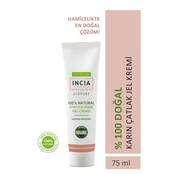 INCIA 75 ml %100 Doğal Hamilelikte Karın Çatlak Önleyici Avokado Yağı Jel Kremi