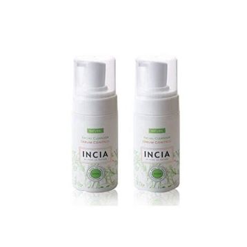 Incia Doğal İpeksi 2 X 125 ml Yağlı Ciltler İçin Yüz Temizleme Köpüğü