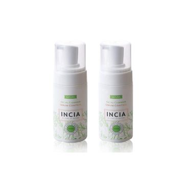 Incia Doğal İpeksi 2 X 125 ml Yağlı Ciltler İçin Yüz Temizleme Köpüğü
