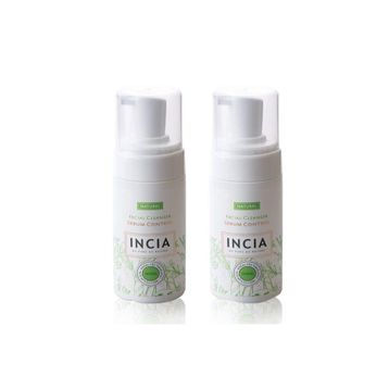 Incia Doğal İpeksi 2 X 125 ml Yağlı Ciltler İçin Yüz Temizleme Köpüğü
