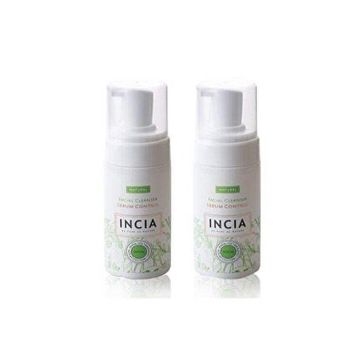 Incia Doğal İpeksi 2 X 125 ml Yağlı Ciltler İçin Yüz Temizleme Köpüğü