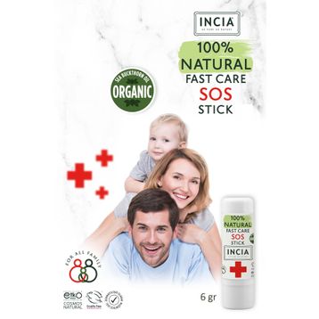 Incia SOS Doğal Anlık Yatıştırıcı 6 gr Stick