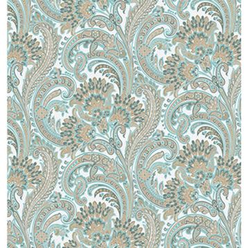 Indigo 4711-1 Damask Desenli Duvar Kağıdı