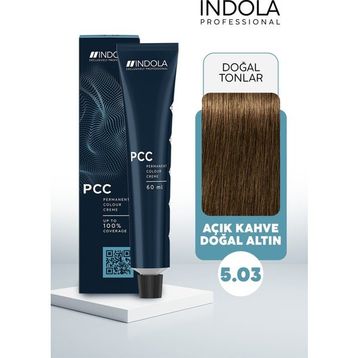 İndola Fessional Hair Dye Profesyonel 5.03 Açık Kahve Doğal Altın Saç Boyası