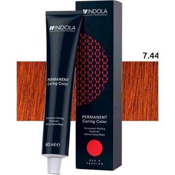 İndola Fessional Hair Dye Profesyonel 7.44 Kumral Yoğun Bakır Saç Boyası