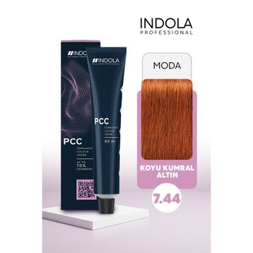 İndola Fessional Hair Dye Profesyonel 7.44 Kumral Yoğun Bakır Saç Boyası