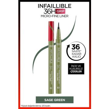 Infaillible 36h 05 Sage Green Grip Micro Fine Eyeliner