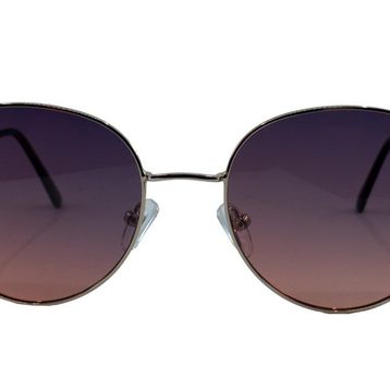 İnfiniti Ms-108 C3 52 Gold Yuvarlak Çerçeve Unisex Güneş Gözlüğü