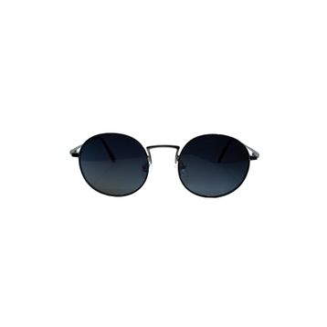 İnfiniti Ms-156C754 Siyah Yuvarlak Çerçeve Unisex Güneş Gözlüğü
