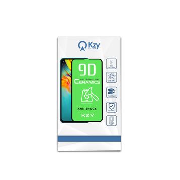 Infinix Hot 9 ile Siyah Uyumlu Tam Kaplayan Seramik Nano Esnek Ekran Koruyucu
