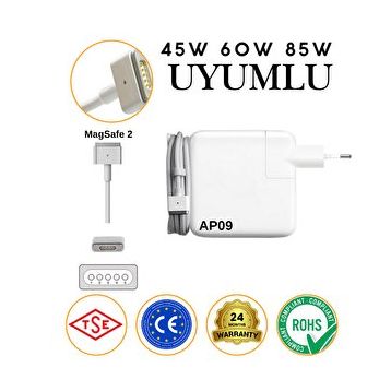 İnfostar Apple Macbook Pro Retina ME865TU-A ME866TU-A Magsafe 2 Uyumlu Laptop Adaptör