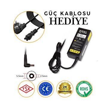 İnfostar Asus Transformer Book Flip TP500LB 65 W Uyumlu Laptop Adaptör