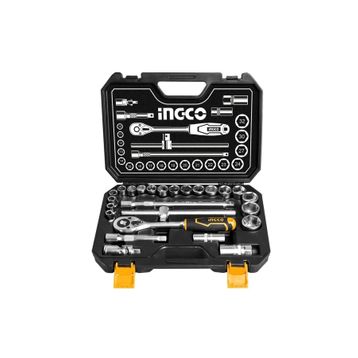 İngco HKTS12251 Endüstriyel 1/2 inç 25 Parça Lokma Seti