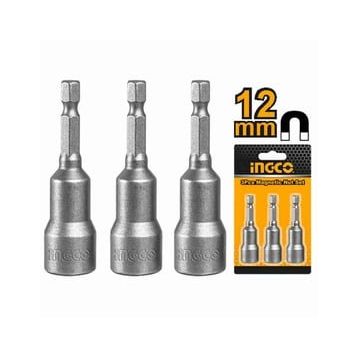 İngco ING-AMN1231 12 mm 3'lü Manyetik Somun Adaptörü Seti