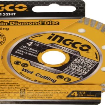 İngco ING-DMD031152HT 115x22.2 mm Elmaslı Seramik Kesme Diski