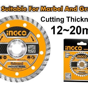 İngco ING-DMD031801 Endüstriyel Turbo Elmas 180x22.2 mm Disk