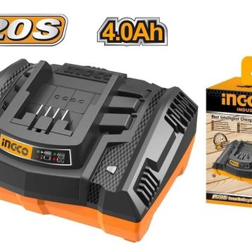 İngco ING-FCLI2003 20V 4.0 Ah Hızlı Akıllı Şarj Cihazı