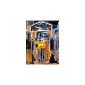 İngco ING-HHK11091 1.5-10 mm Endüstriyel 9'lu Uzun Alyan Anahtar Seti