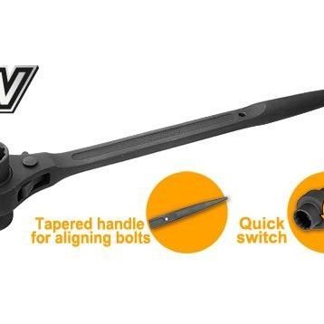 İngco ING-HRSTW19241 19x24 mm Endüstriyel Çift Taraflı Lokma Anahtarı