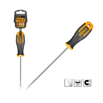 İngco ING-HS688200 Endüstriyel Mıknatıslı Düz 8 mm Tornavida