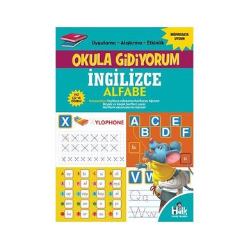 İngilizce Alfabe-Okula Gidiyorum-Kolektif