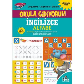 İngilizce Alfabe-Okula Gidiyorum-Kolektif
