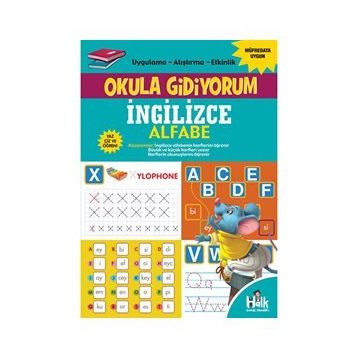 İngilizce Alfabe-Okula Gidiyorum-Kolektif