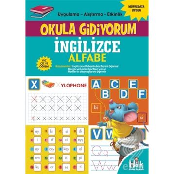 İngilizce Alfabe-Okula Gidiyorum-Kolektif