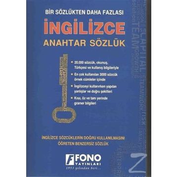 İngilizce Anahtar Sözlük - Ali Bayram Birsen Çankaya