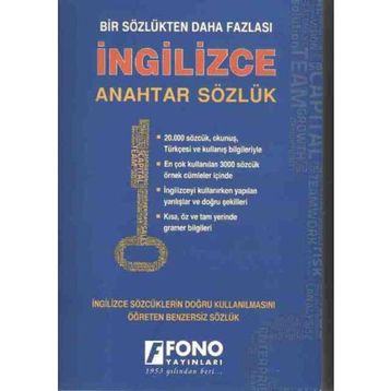 İngilizce Anahtar Sözlük - Ali Bayram Birsen Çankaya