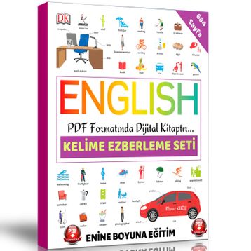 İngilizce Kelime Ezberleme Seti-PDF Enine Boyuna Eğitim