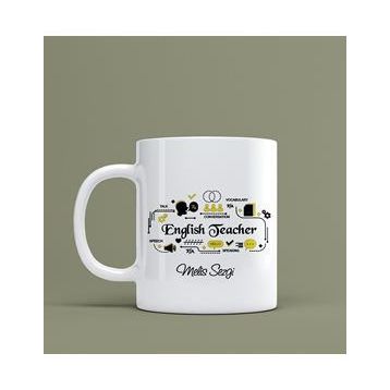 İngilizce Öğretmeni Kupa Bardak