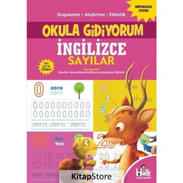 İngilizce Sayılar-Okula Gidiyorum-Kolektif