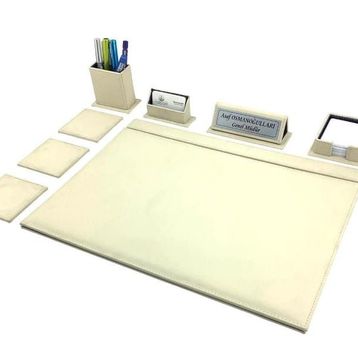 Inn Design Ab-ı Hayat Efsane 5 Parça Dokulu Krem Sümen Takımı