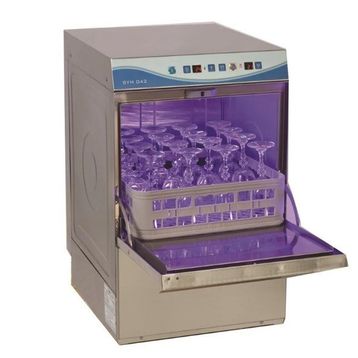 İnoksan INO-BYM042T 600-800 Bardak/H Tahliye ve Parlatıcı Pompalı Bardak Yıkama Makinesi