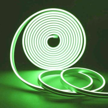 İnoled 4342-04 12V DC Yeşil Işık 5 mt Şerit Neon Led