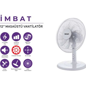 Inova Imbat 12 inç Masaüstü Vantilatör