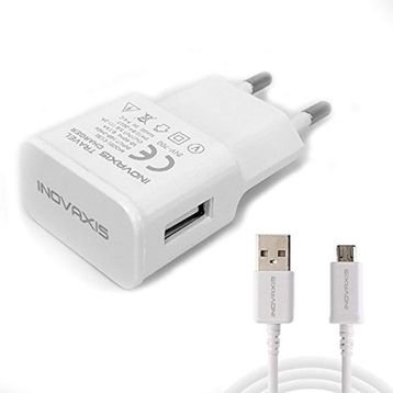 Inovaxis Lgg4 Beat Beyaz 2A INV-700 Micro Usb Data Kablosu Şarj Cihazı
