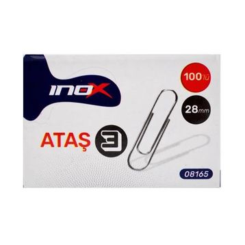 İnox No:3 28 mm 10'lu Ataş
