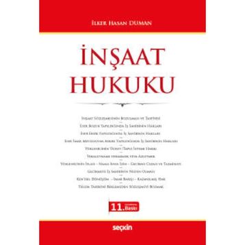 İNŞAAT HUKUKU - İLKER HASAN DUMAN