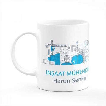 İnşaat Mühendisi Kupa Bardak