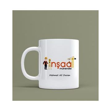 İnşaat Mühendisi Kupa Bardak