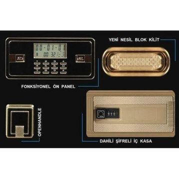İnsafe Isc80yh Special Edition Ekstra Büyük Boy Çelik Para Kasası