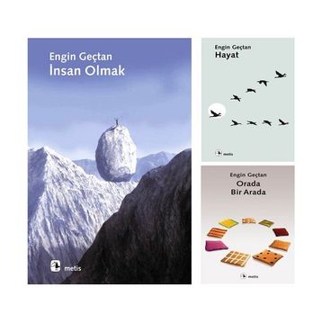 İnsan Olmak - Hayat - Orada Bir Arada - 3 Kitap Set - Engin Geçtan