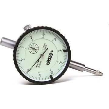Insize 2308-10A Kulaklı Kapaklı 0-10 mm Komparatör Saati