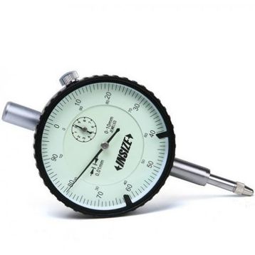 Insize 2308-3FA Düz Kapak 0-3 mm Komparatör Saati